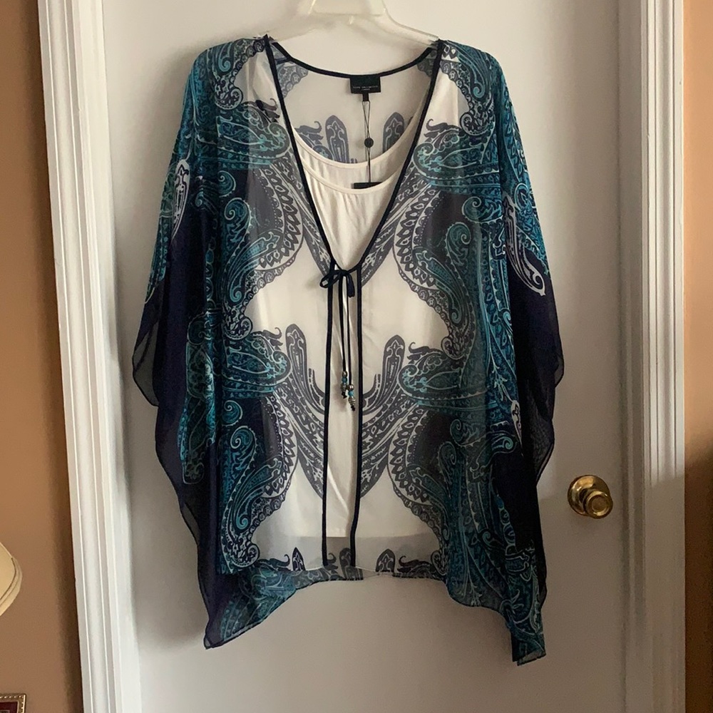 NEW camisole and print tunic